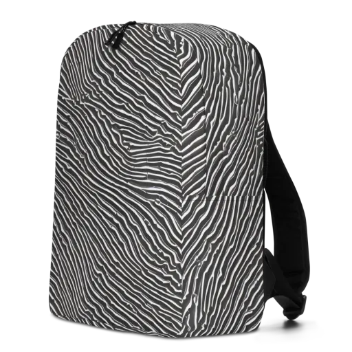 Hypnotic Waves on a Minimalist Backpack