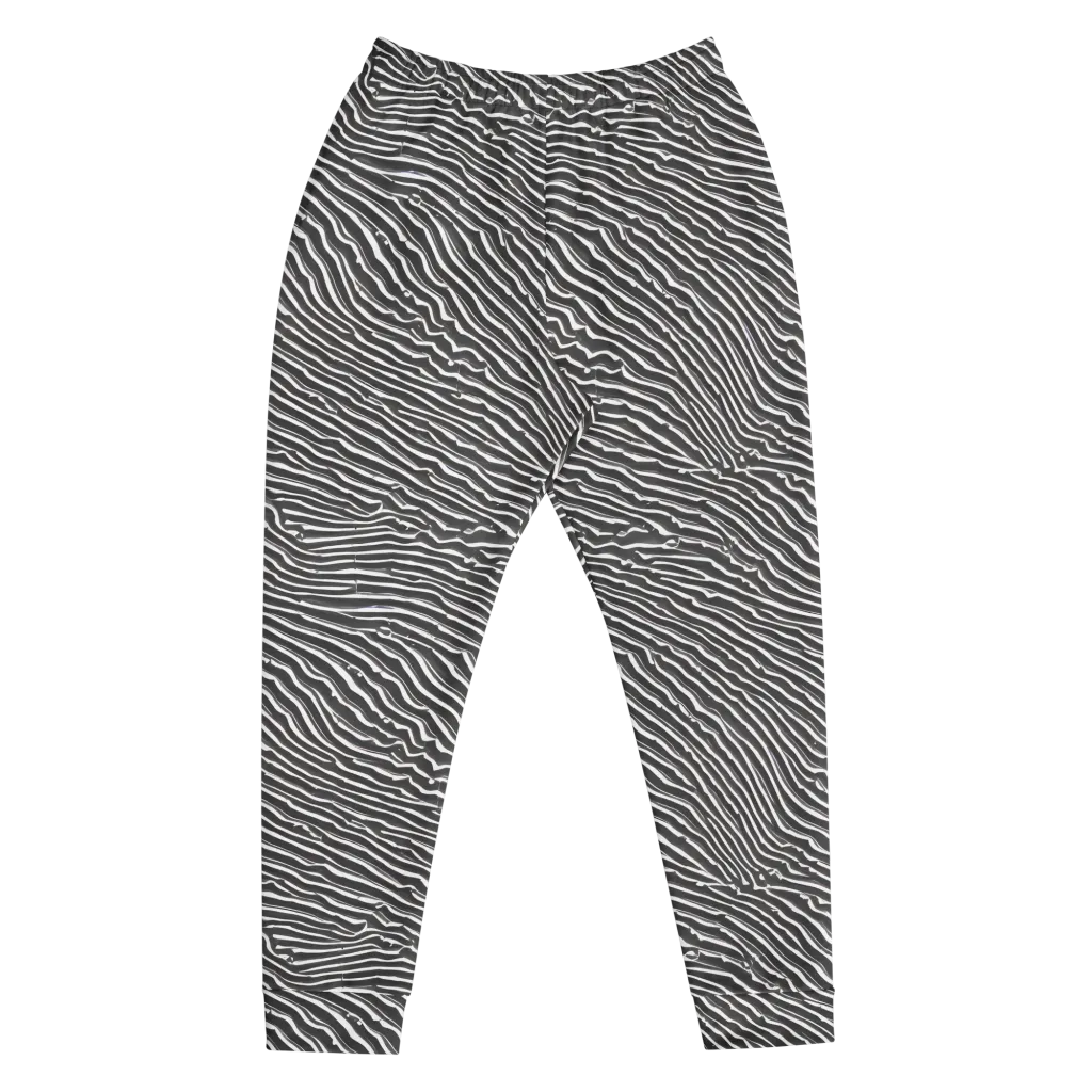 Hypnotic Waves on Men's Joggers — Front