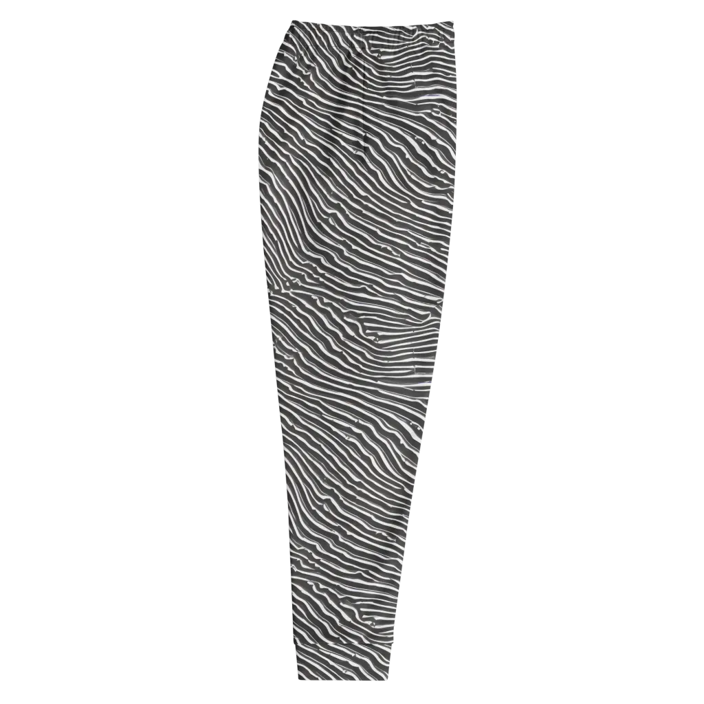 Hypnotic Waves on Men's Joggers — Right