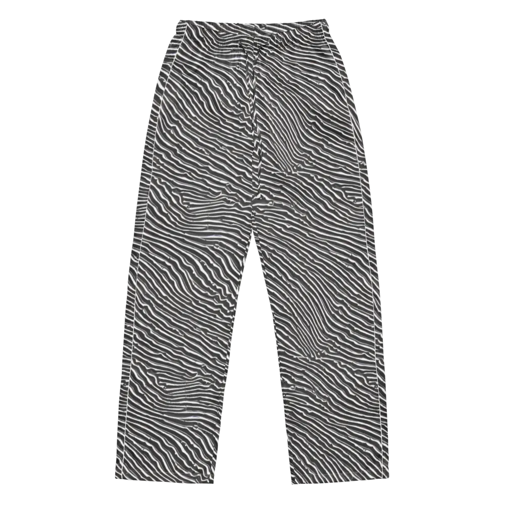 Hypnotic Waves on Women's Pajama Pants — Front