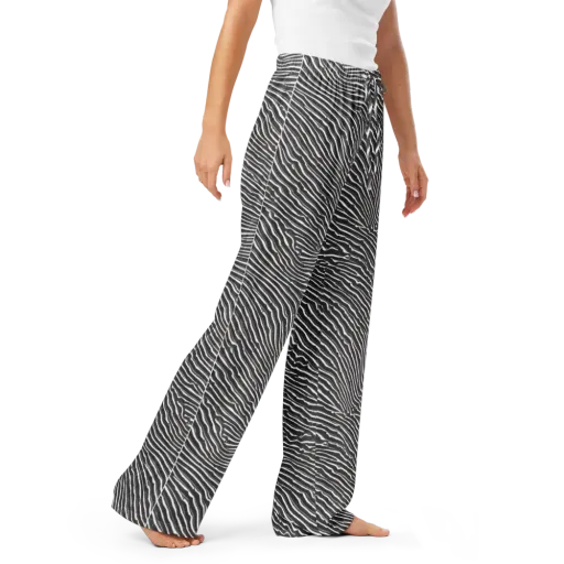Hypnotic Waves on a Women's Pajama Pants