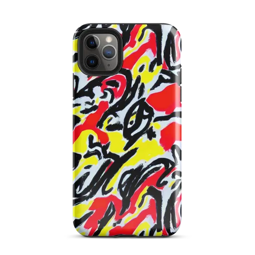 Cosmic Brushstrokes on a Tough Case for iPhone®