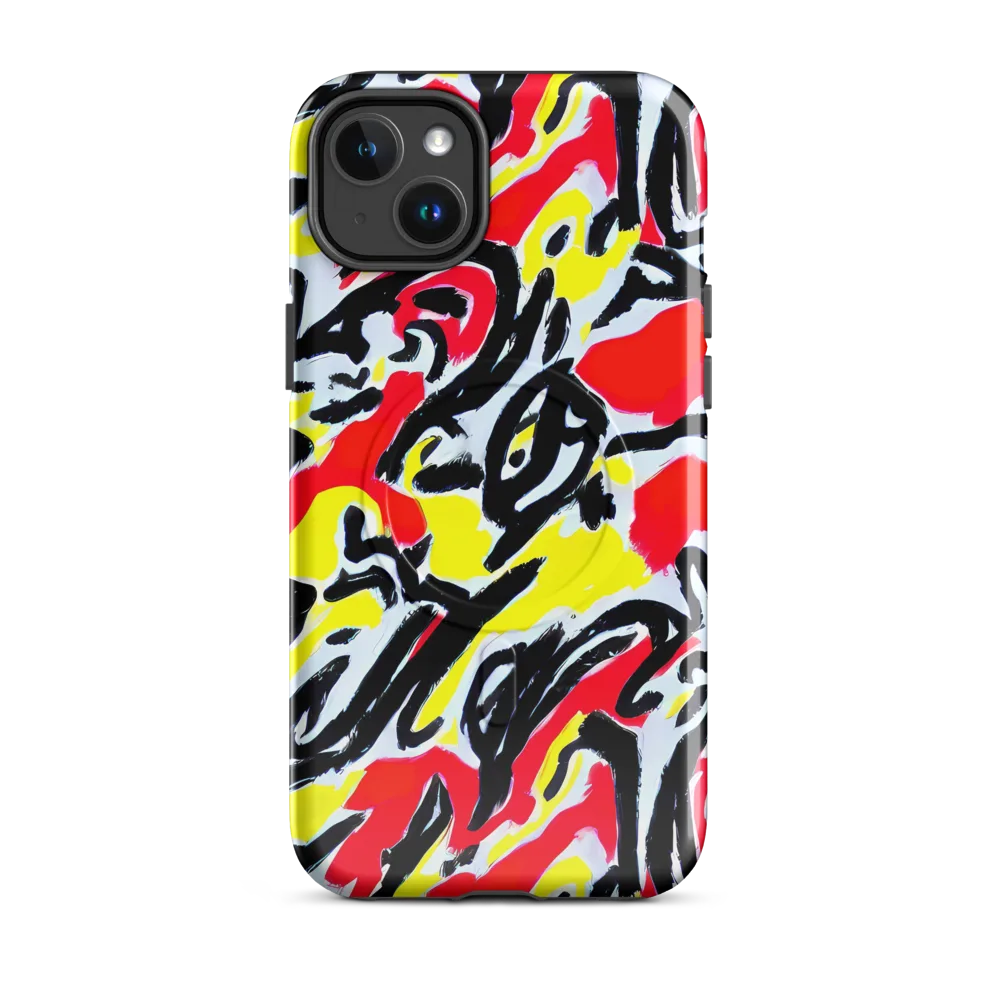 Cosmic Brushstrokes on MagSafe Tough Case for iPhone® — Front