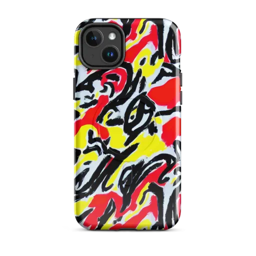Cosmic Brushstrokes on a MagSafe Tough Case for iPhone®