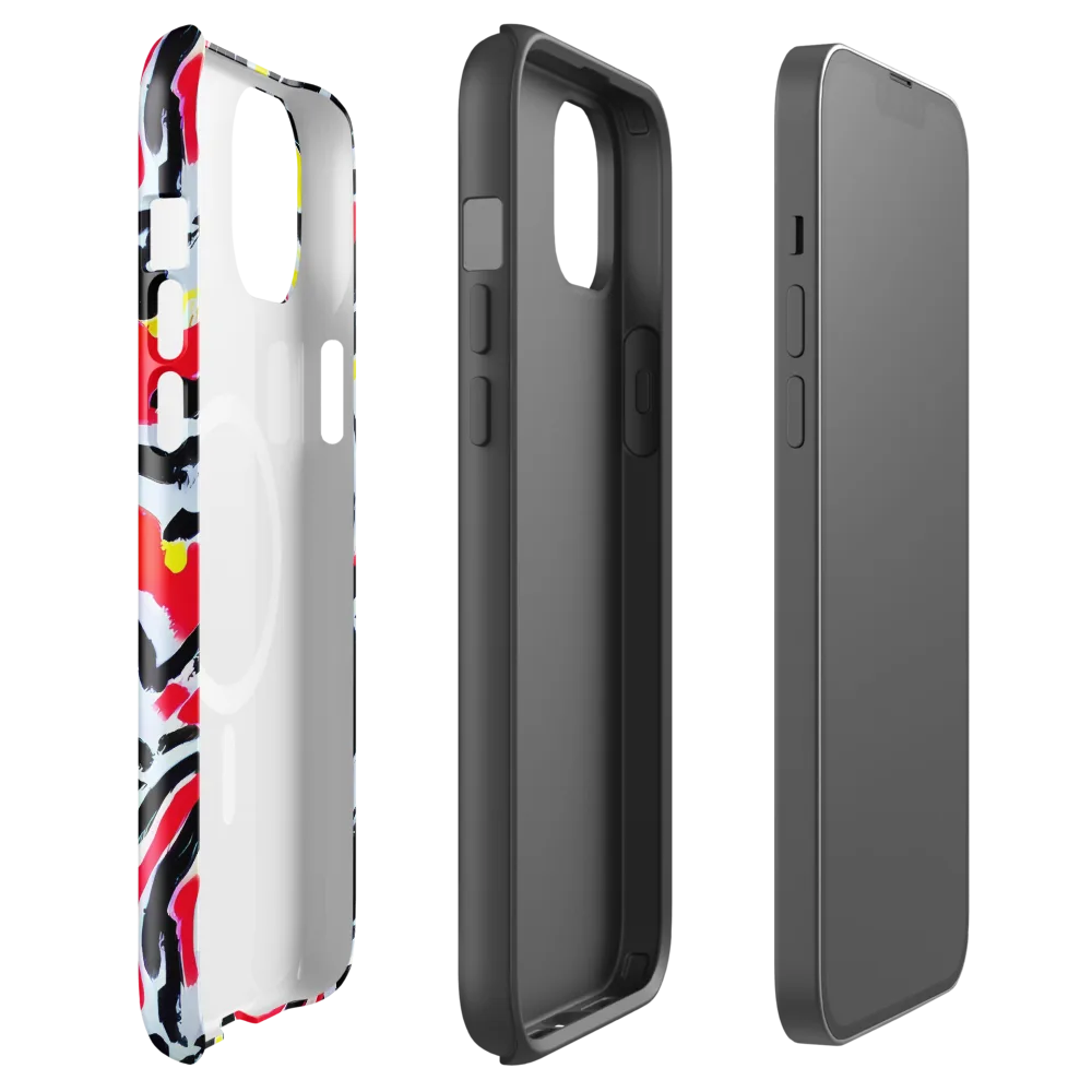 Cosmic Brushstrokes on MagSafe Tough Case for iPhone® — Front