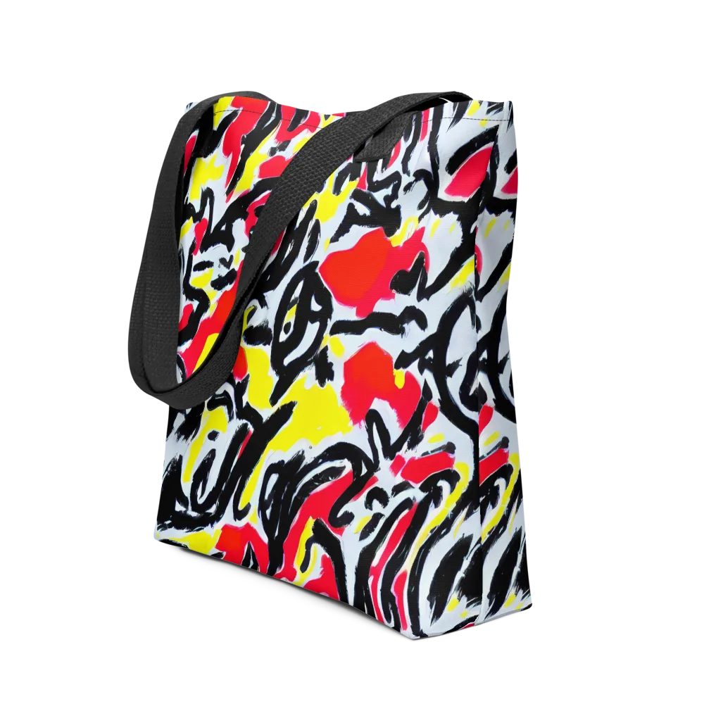 Cosmic Brushstrokes on Tote Bag — Front