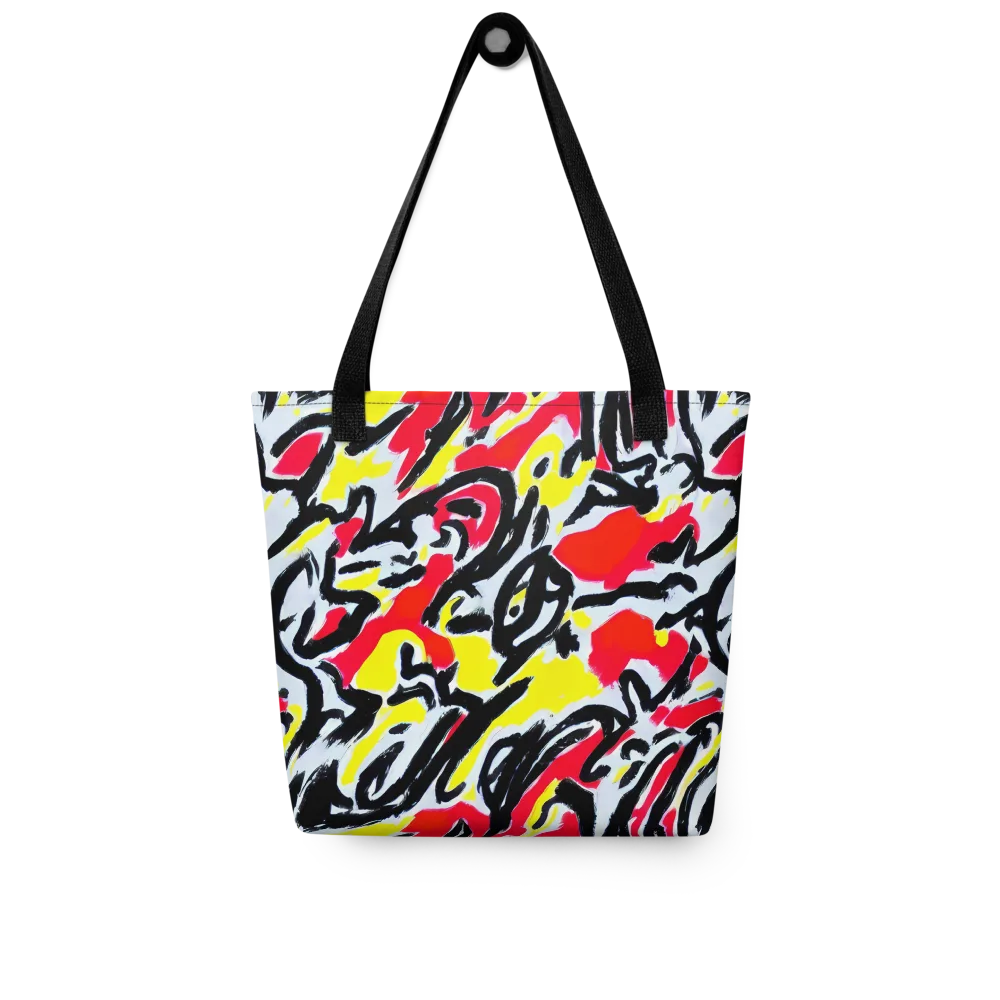 Cosmic Brushstrokes on Tote Bag — Front