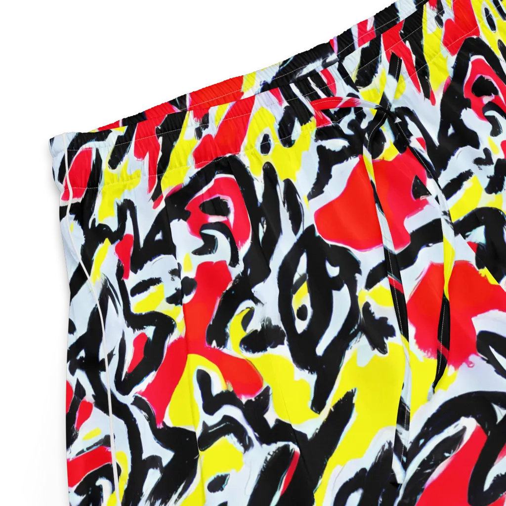 Cosmic Brushstrokes on Women's Pajama Shorts — Product details