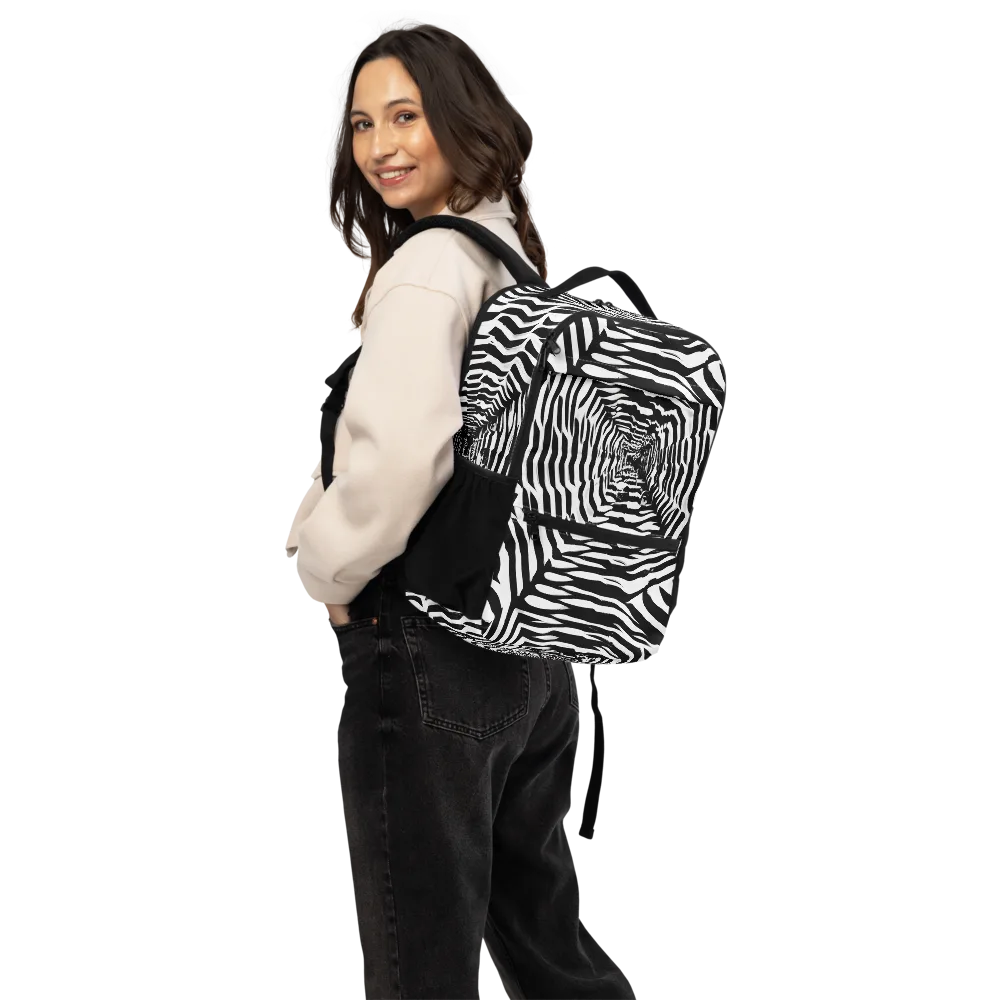 Shadowed Illusions on Utility Backpack — Back