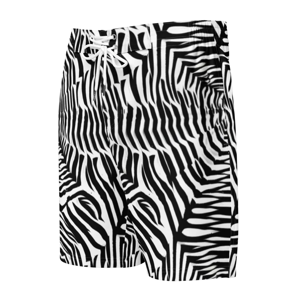 Shadowed Illusions on Men's Board Shorts — Front