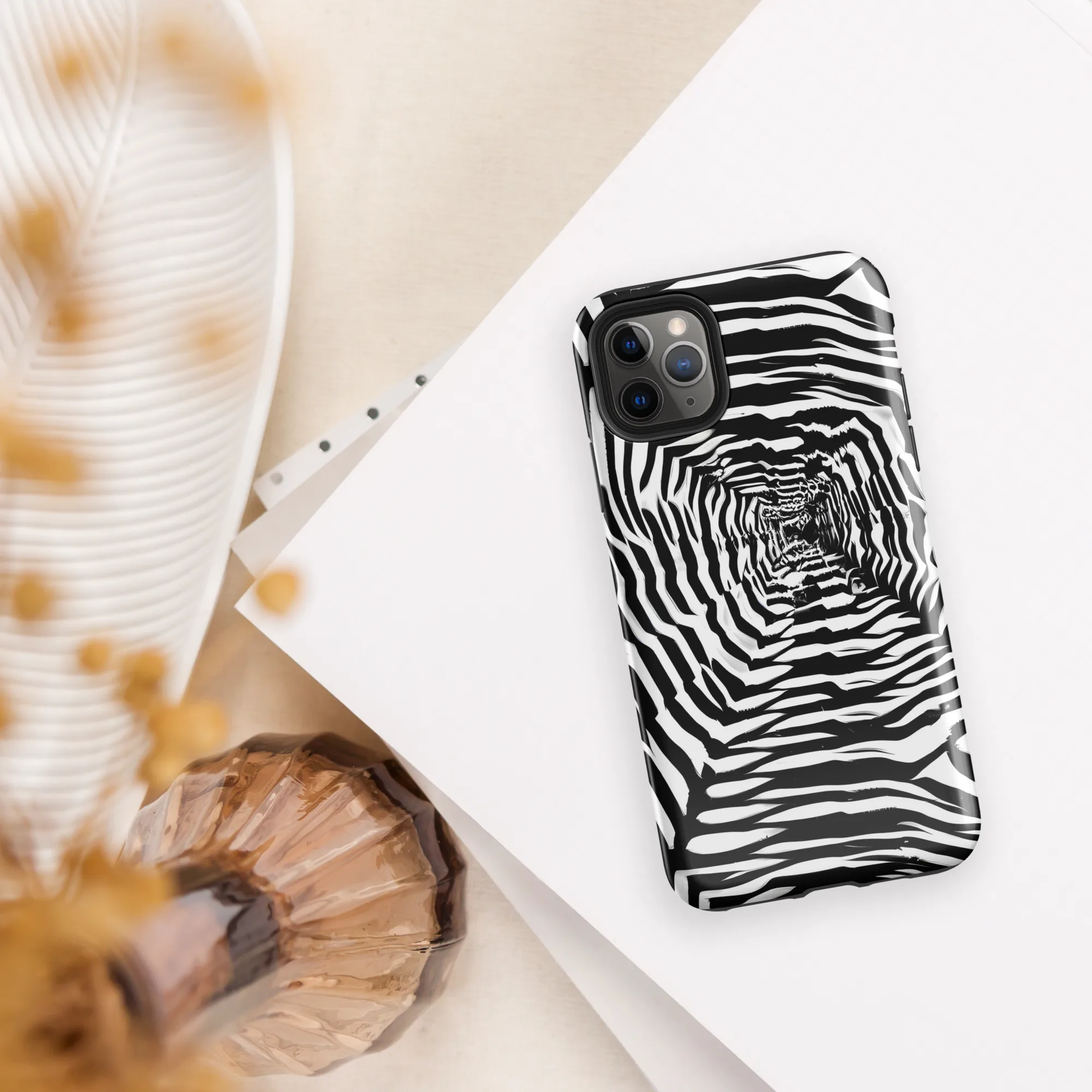 Shadowed Illusions on Tough Case for iPhone® — Front