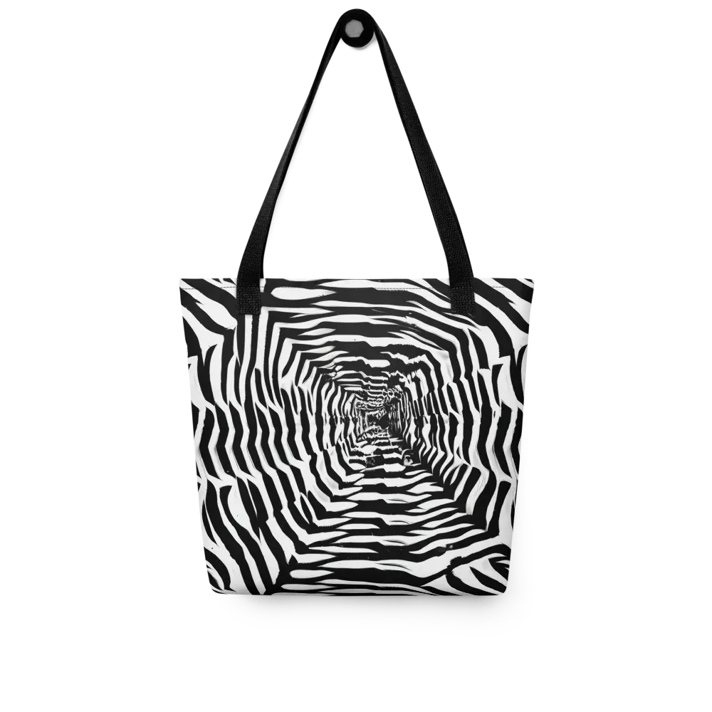 Shadowed Illusions on Tote Bag — Front