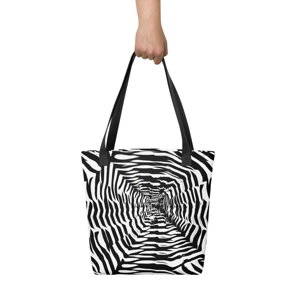 Shadowed Illusions on Tote Bag — Front
