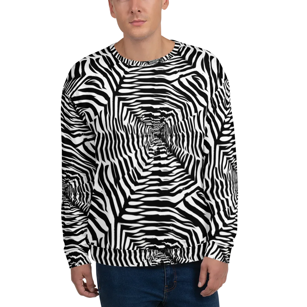 Shadowed Illusions on Sweatshirt — Front