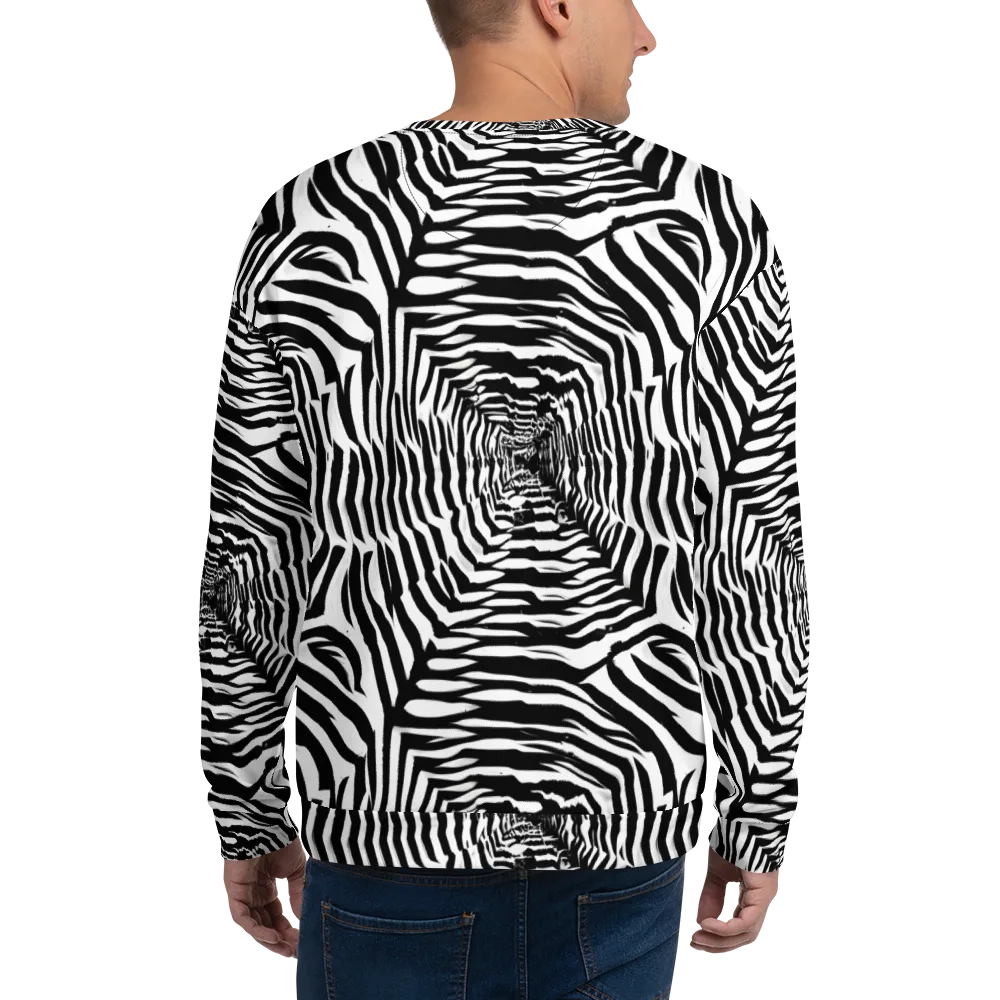 Shadowed Illusions on Sweatshirt — Back