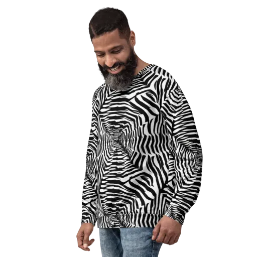 Shadowed Illusions on a Sweatshirt