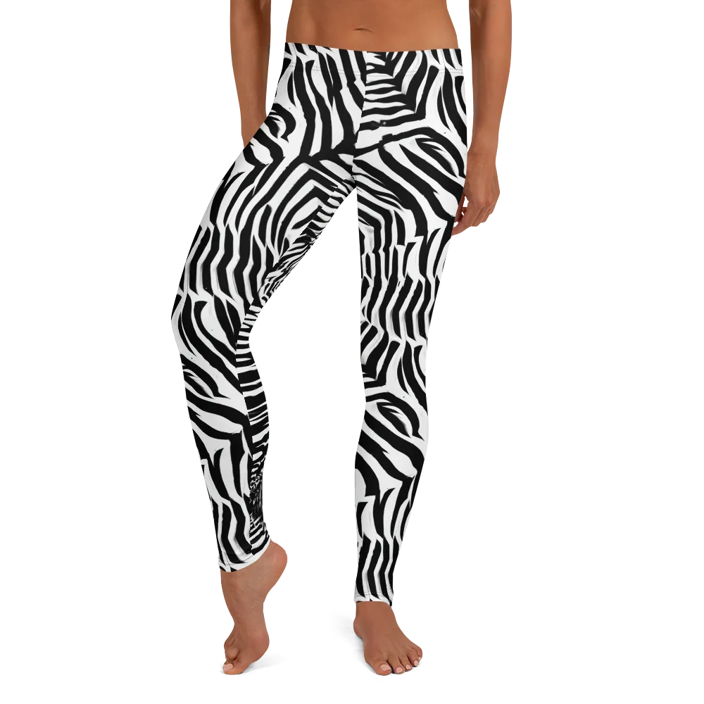 Shadowed Illusions on Leggings — Front
