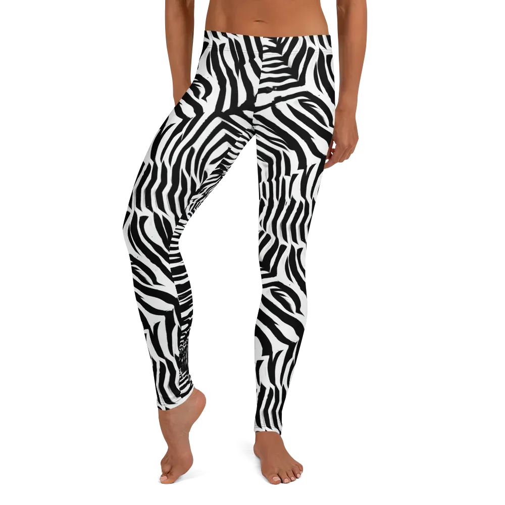 Shadowed Illusions on Leggings — Front