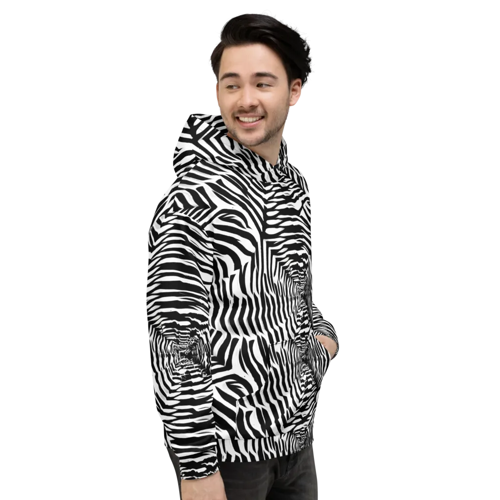 Shadowed Illusions on Hoodie — Right