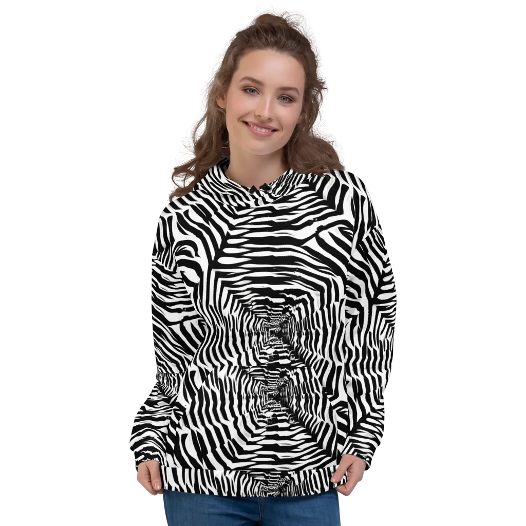 Shadowed Illusions on Hoodie — Front