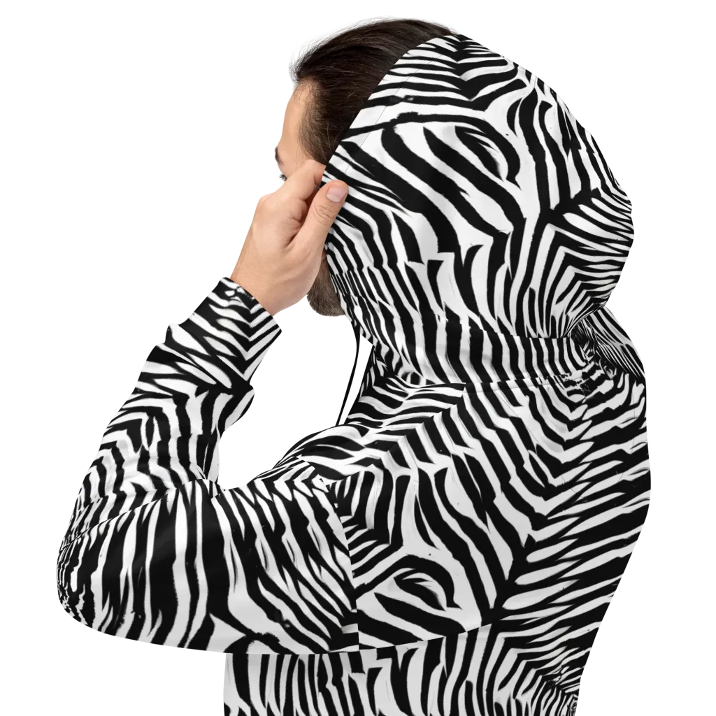 Shadowed Illusions on Hoodie — Back