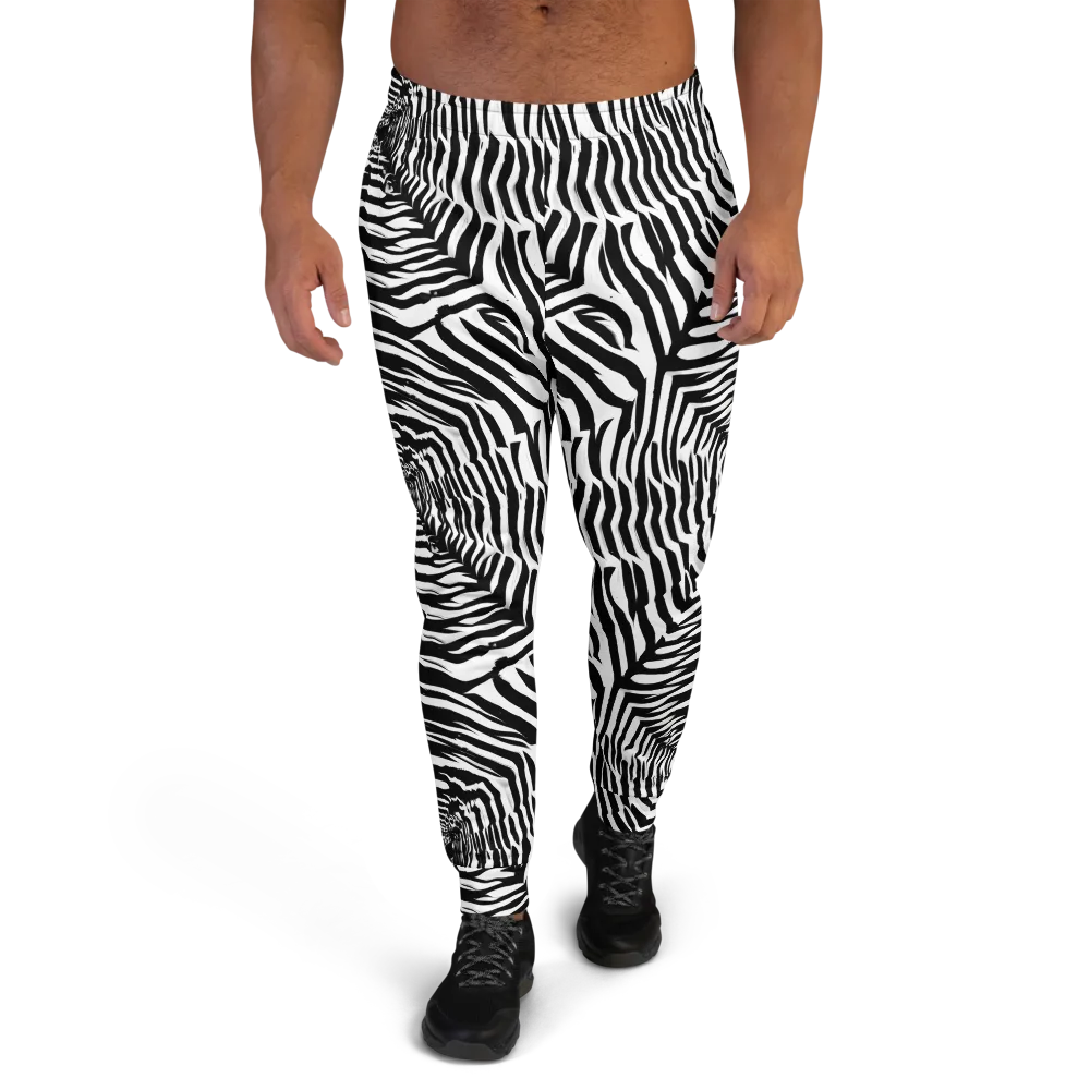 Shadowed Illusions on Men's Joggers — Front