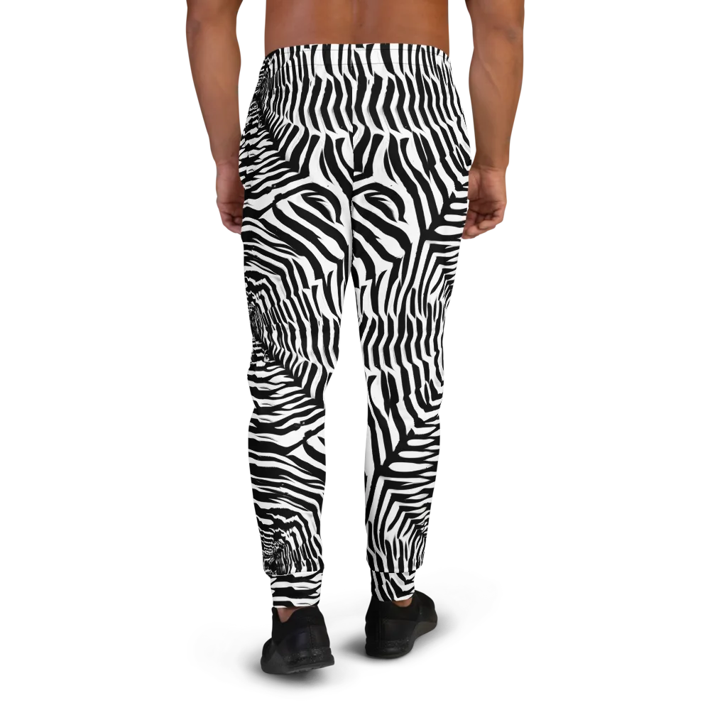 Shadowed Illusions on Men's Joggers — Back