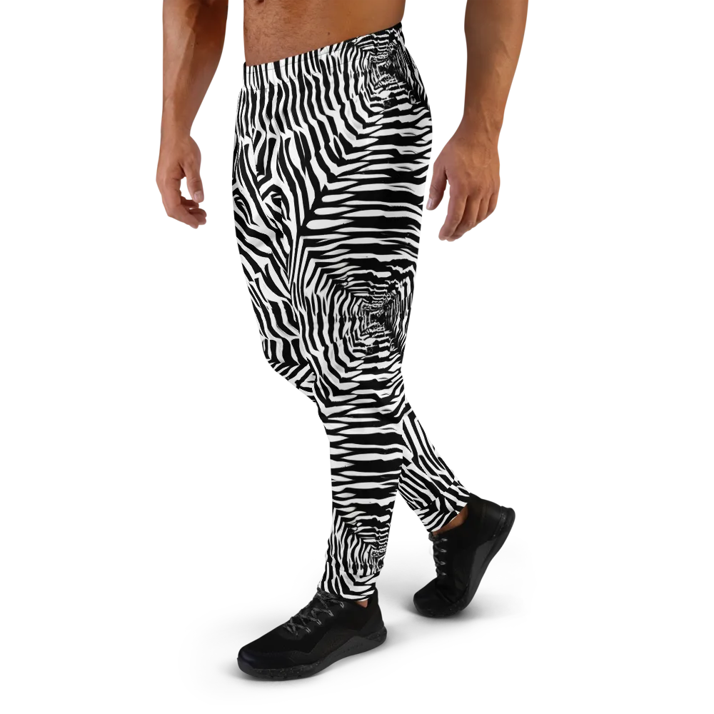 Shadowed Illusions on Men's Joggers — Left