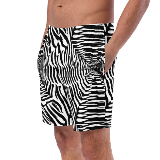 Shadowed Illusions on a Swim Trunks