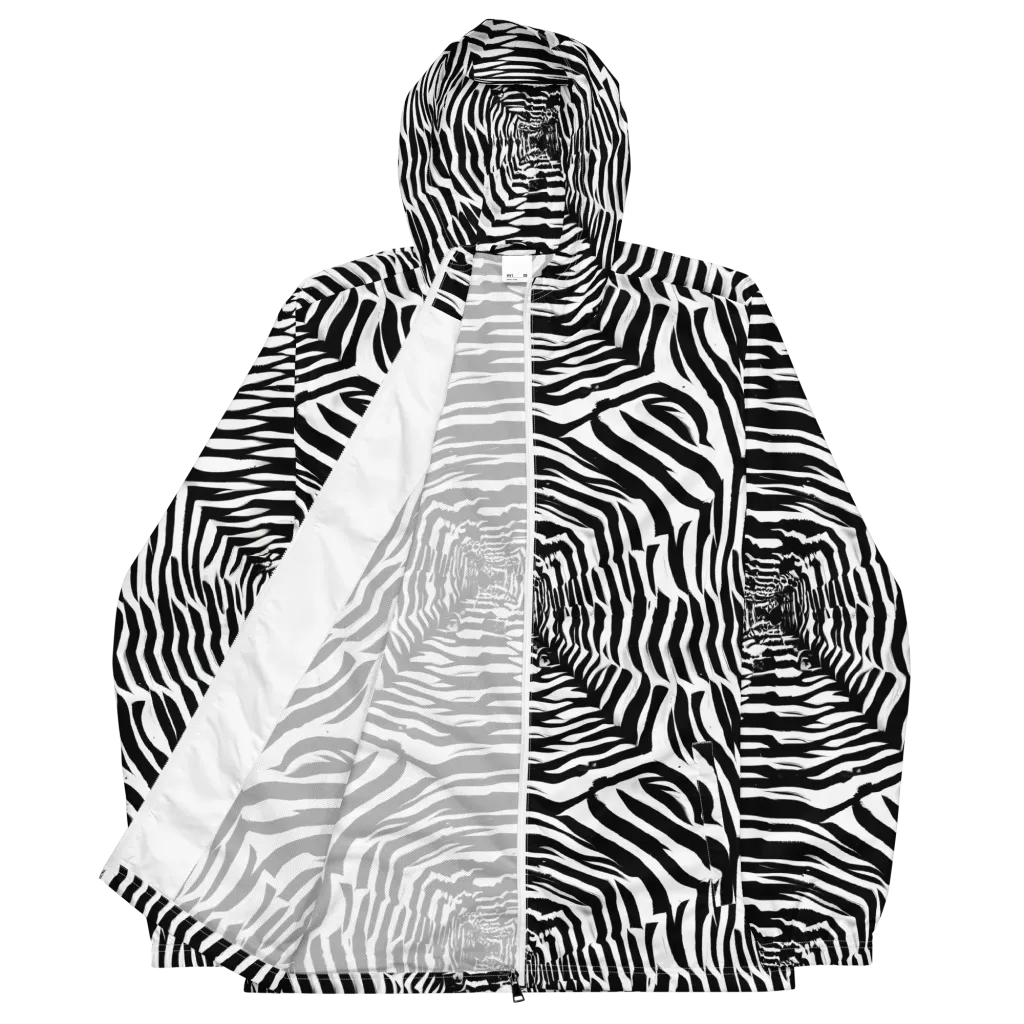 Shadowed Illusions on Men's Windbreaker — Front