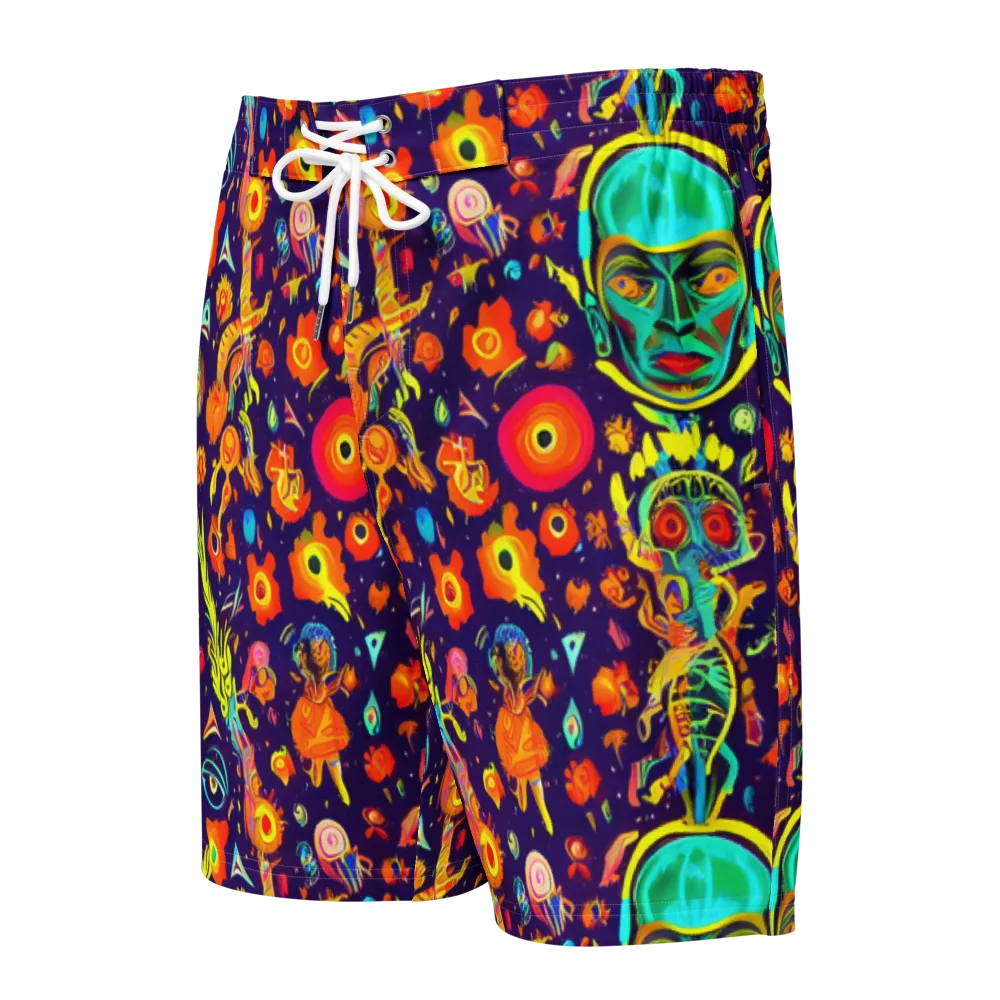 Celestial Quirk on Men's Board Shorts — Front
