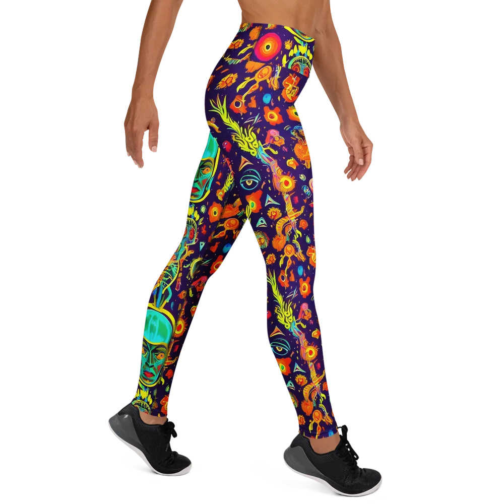 Celestial Quirk on Yoga Leggings — Right