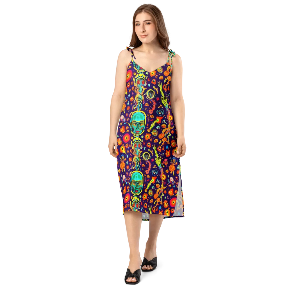 Celestial Quirk on Slip Dress — Front