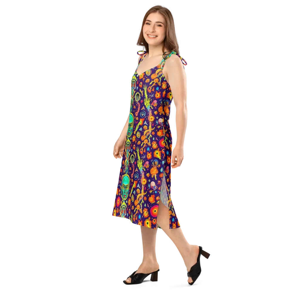Celestial Quirk on Slip Dress — Left Front