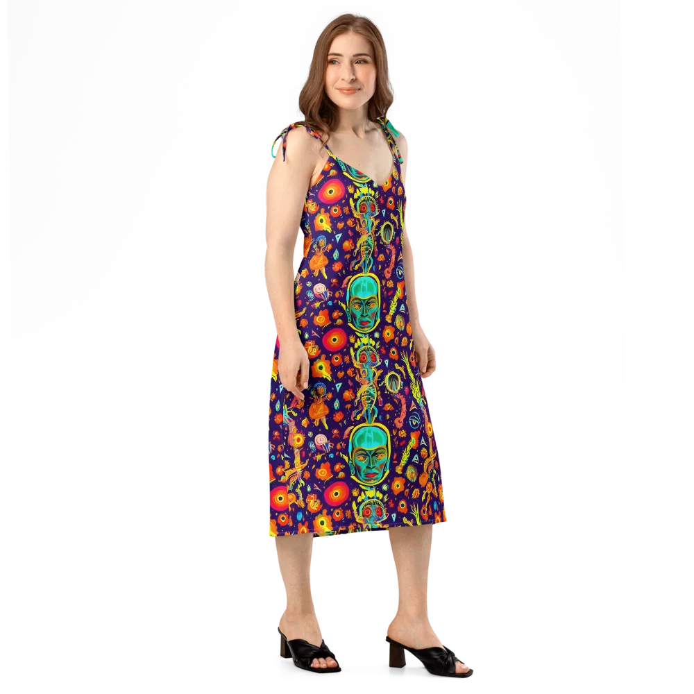 Celestial Quirk on Slip Dress — Right Front