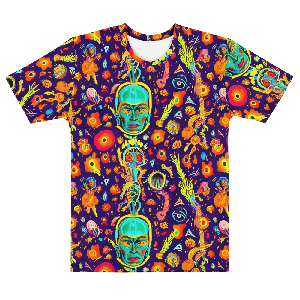 Celestial Quirk on Men's Cotton Crew Neck T-Shirt — Front