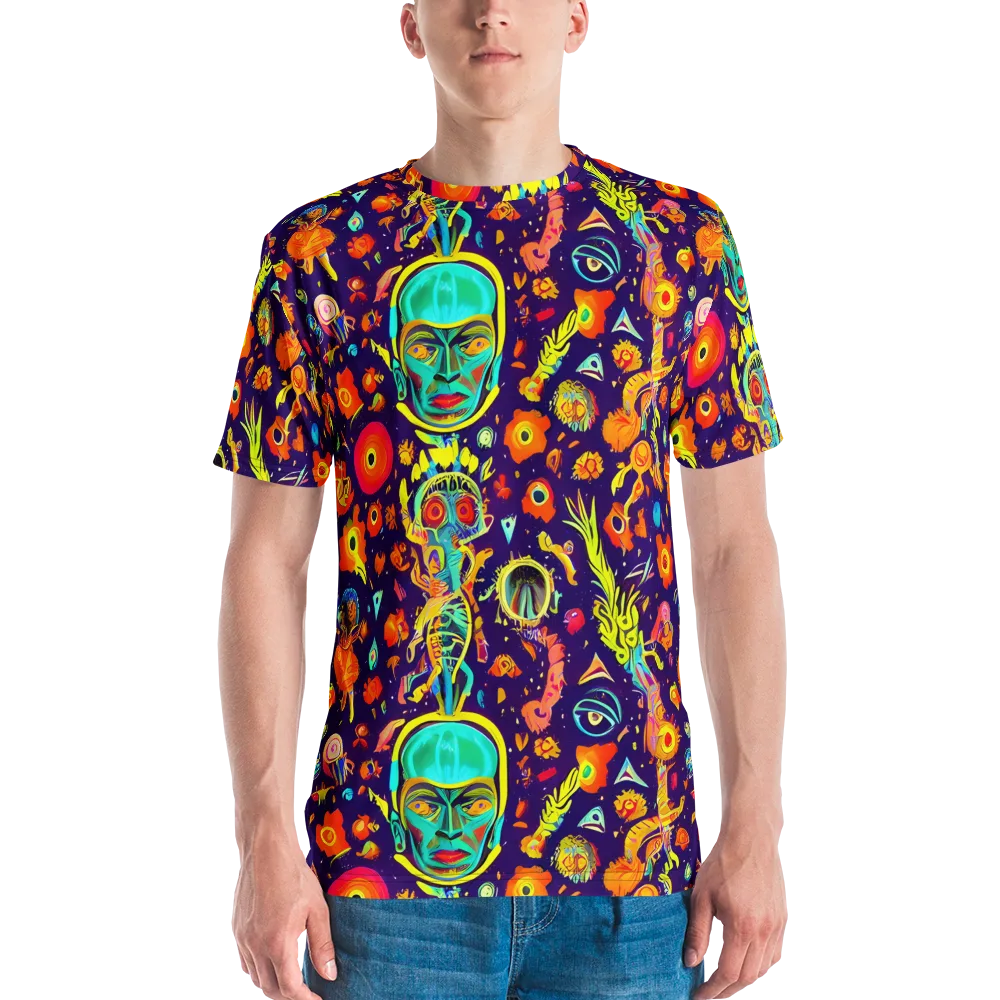 Celestial Quirk on Men's Crew Neck T-Shirt — Front