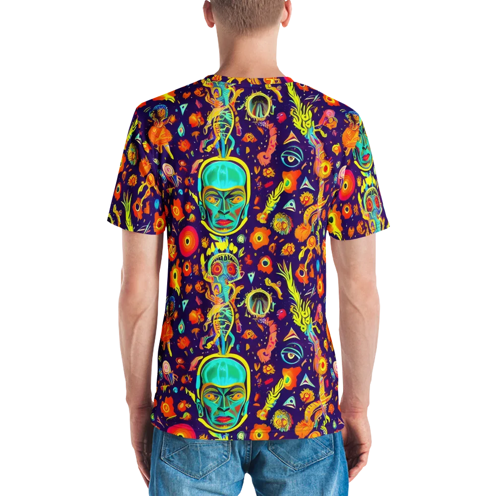 Celestial Quirk on Men's Crew Neck T-Shirt — Back