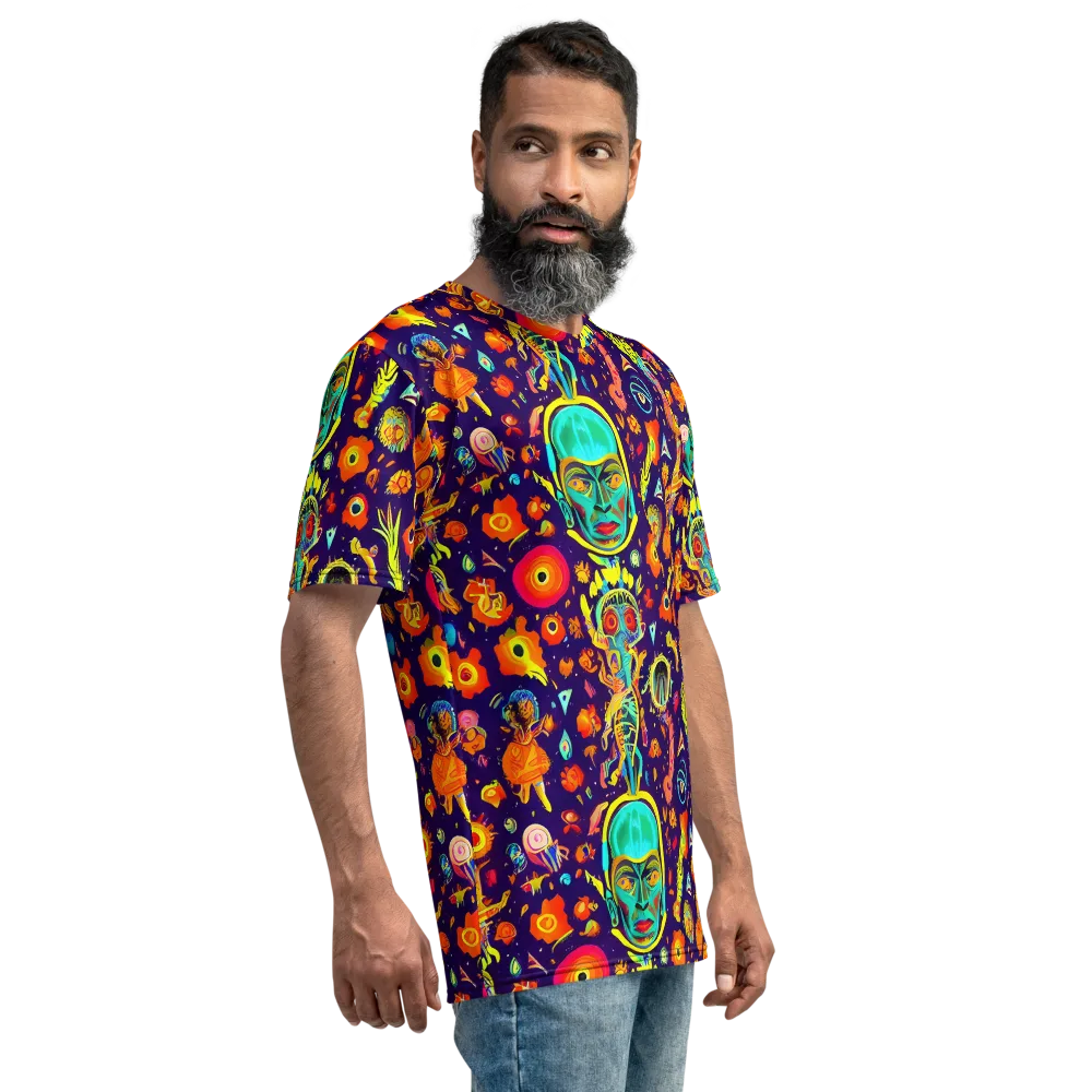 Celestial Quirk on Men's Crew Neck T-Shirt — Right