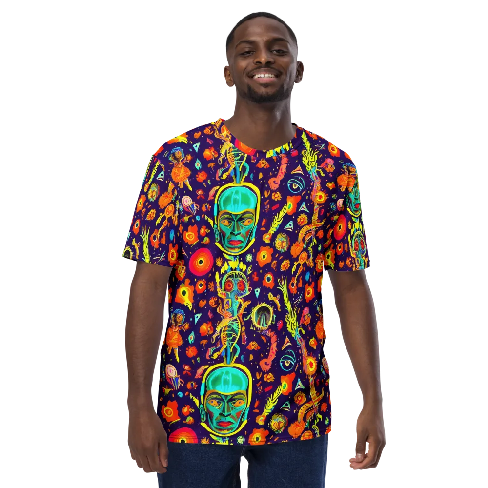 Celestial Quirk on Men's Crew Neck T-Shirt — Front
