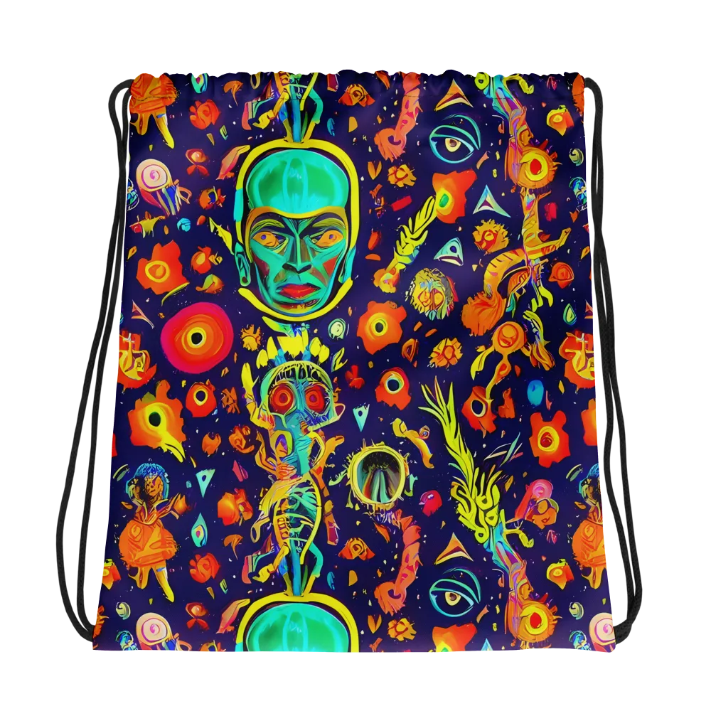 Celestial Quirk on Drawstring Bag — Photo