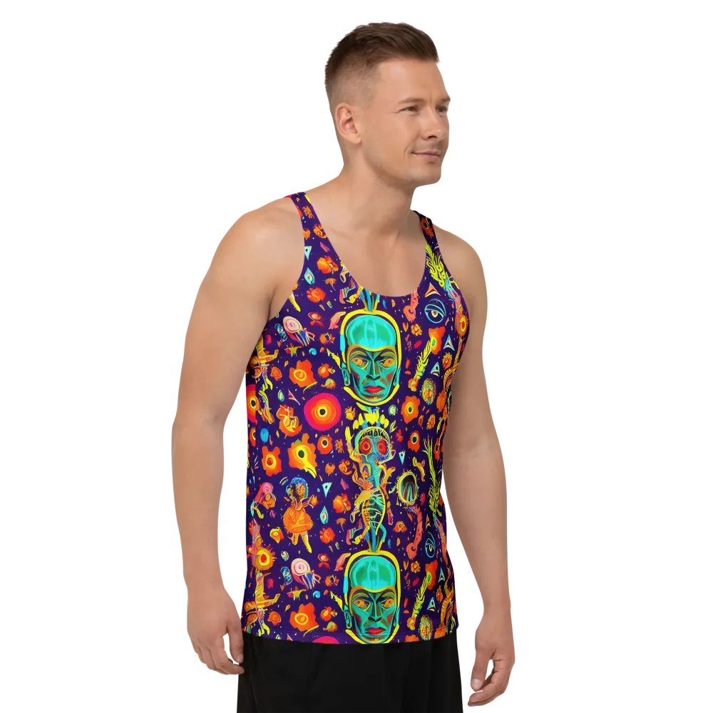 Celestial Quirk on Men's Tank Top — Right Front