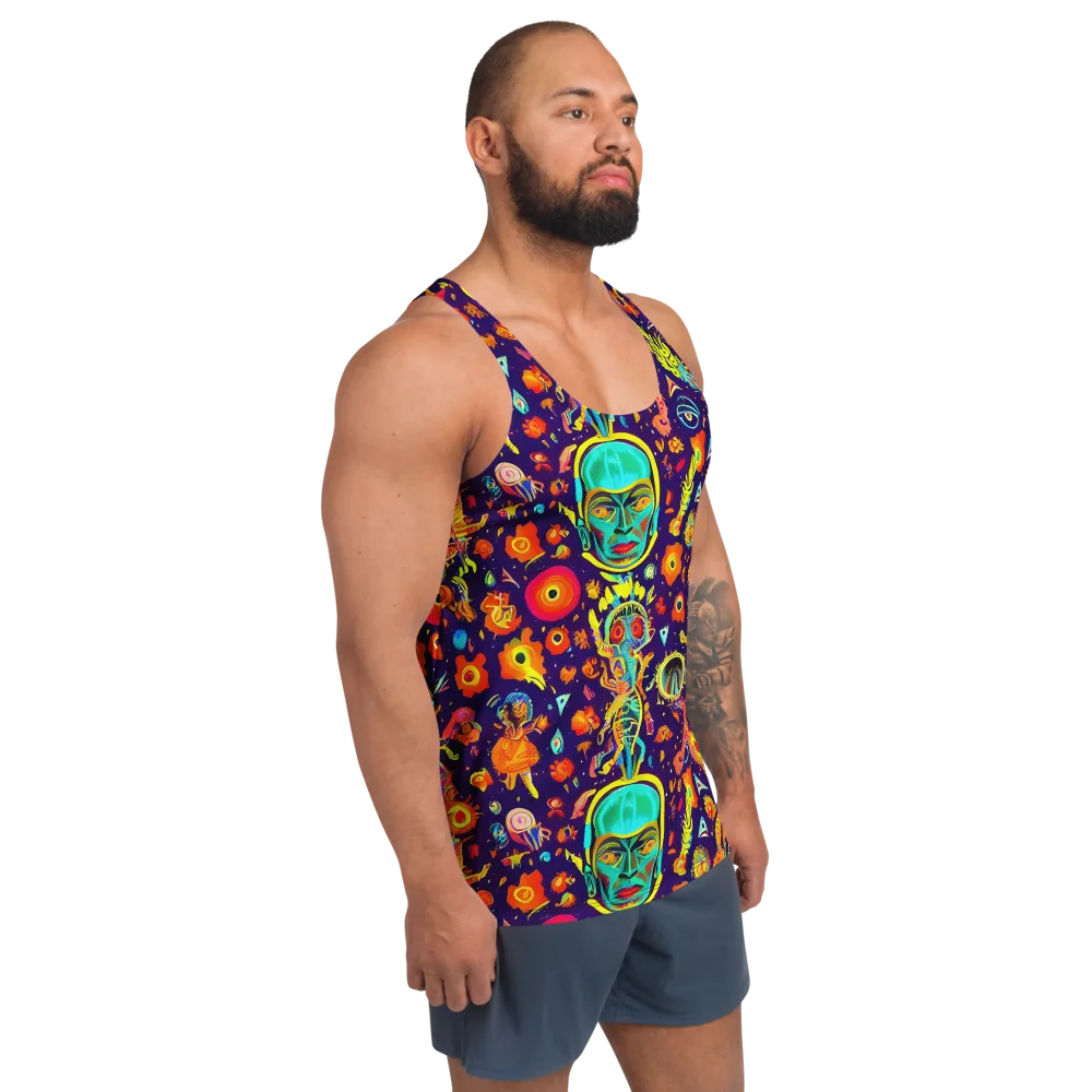 Celestial Quirk on Men's Tank Top — Right Front