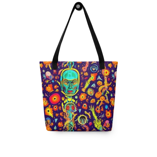 Celestial Quirk on a Tote Bag