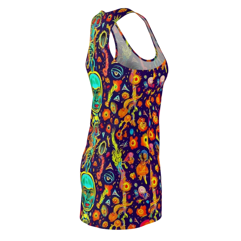 Celestial Quirk on Racerback Dress — Back Side