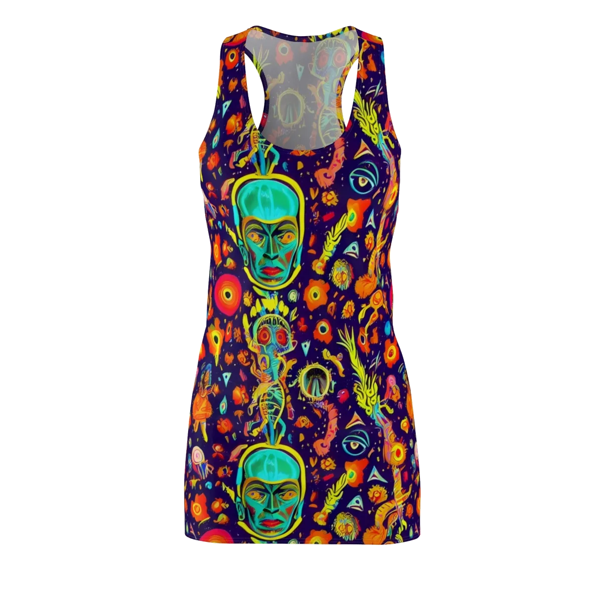 Celestial Quirk on Racerback Dress — Front