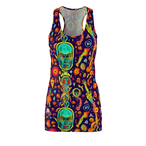Celestial Quirk on a Racerback Dress