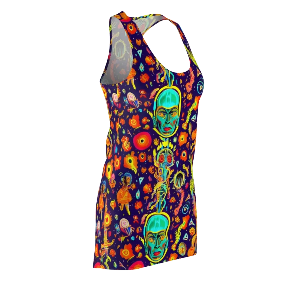 Celestial Quirk on Racerback Dress — Front Side