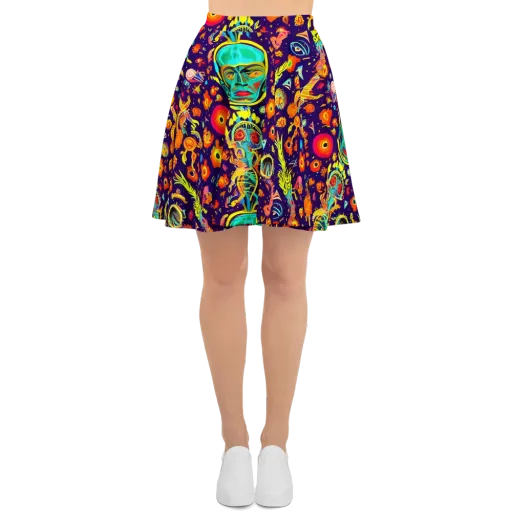 Celestial Quirk on a Skater Skirt
