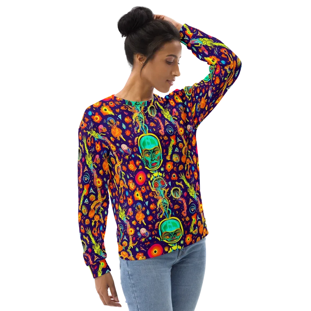 Celestial Quirk on Sweatshirt — Right Front